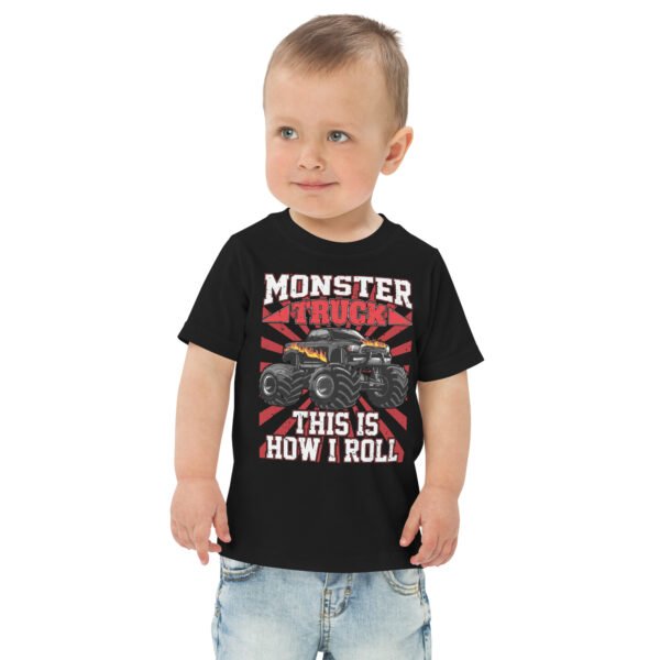 Toddler Monster Truck Jersey Tee - Image 2