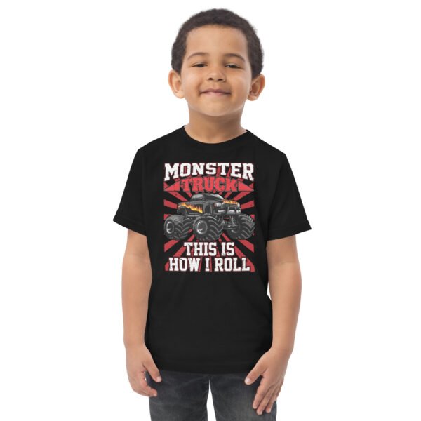 Toddler Monster Truck Jersey Tee - Image 5