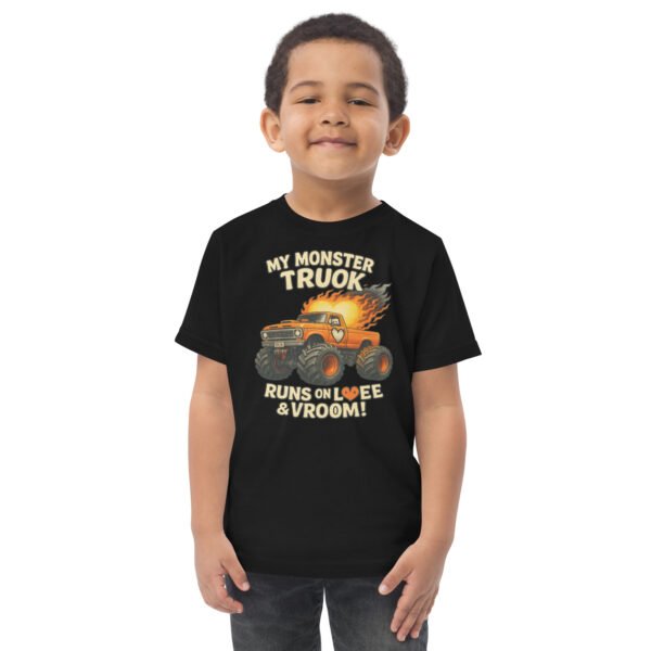 Toddler Monster Truck Jersey Tee - Image 3