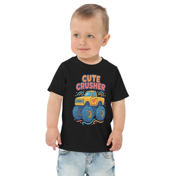 Toddler Monster Truck Jersey Tee - Image 2