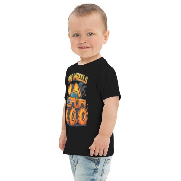 Toddler Monster Truck Jersey Tee - Image 2