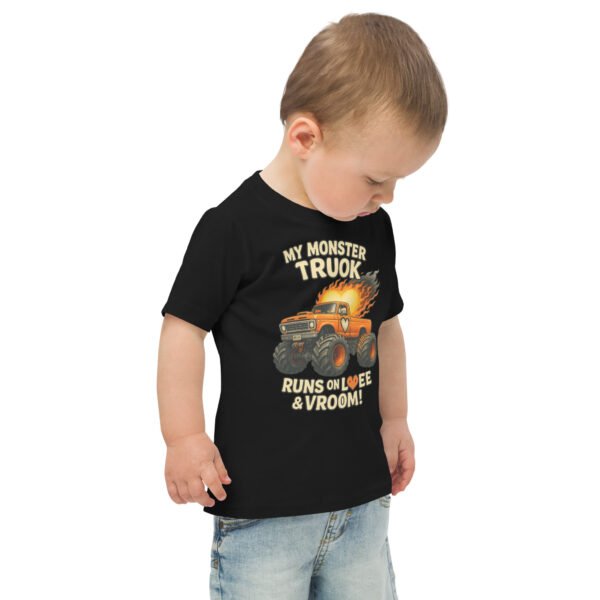 Toddler Monster Truck Jersey Tee - Image 2