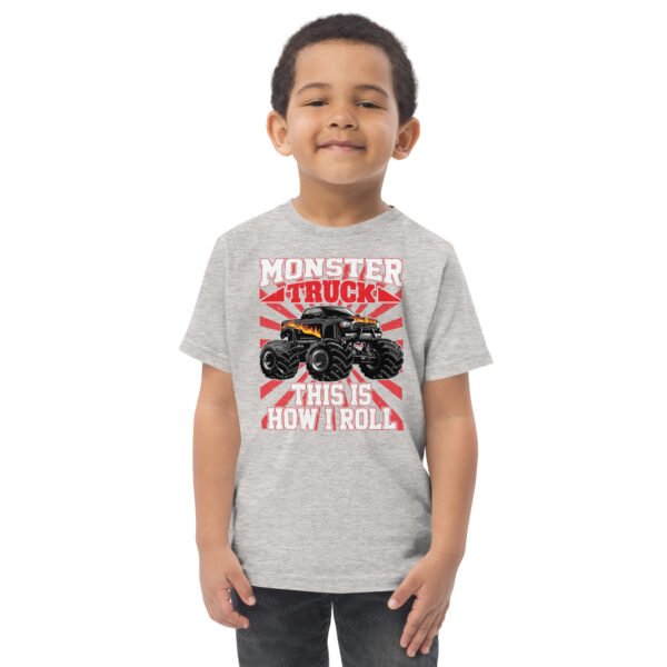 Toddler Monster Truck Jersey Tee - Image 7