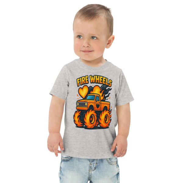 Toddler Monster Truck Jersey Tee - Image 4