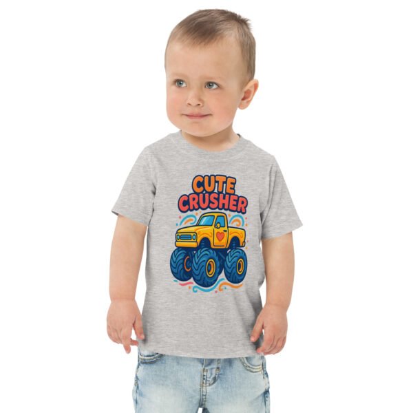 Toddler Monster Truck Jersey Tee - Image 3