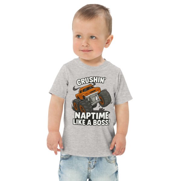 Toddler Monster Truck Jersey Tee - Image 2