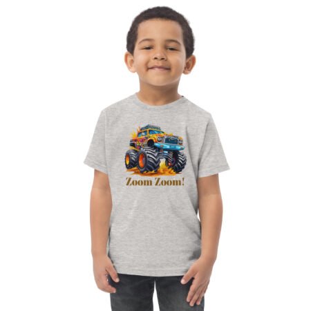 Toddler Monster Truck Jersey Tee