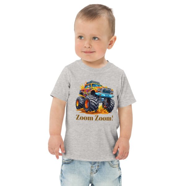 Toddler Monster Truck Jersey Tee - Image 3