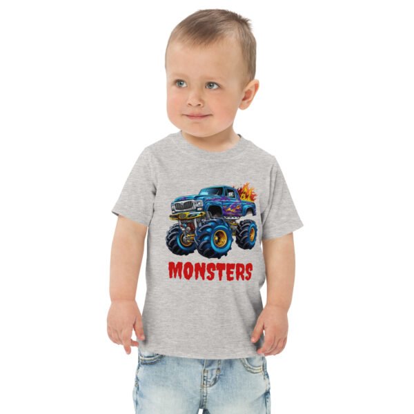 Toddler Monster Truck Jersey Tee - Image 2