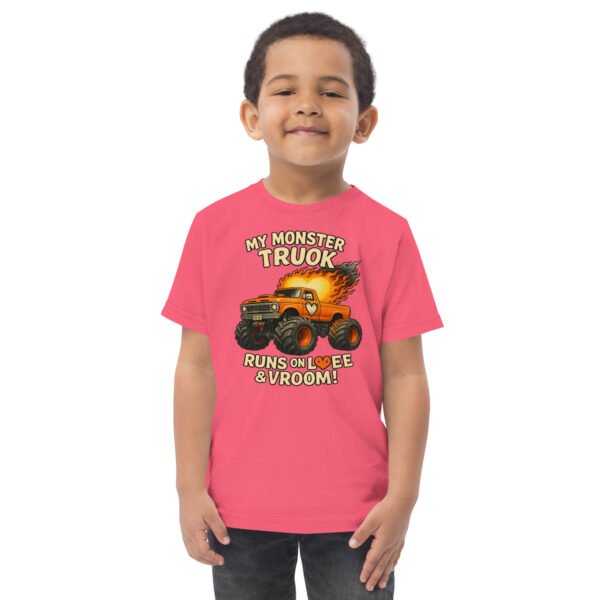 Toddler Monster Truck Jersey Tee - Image 5