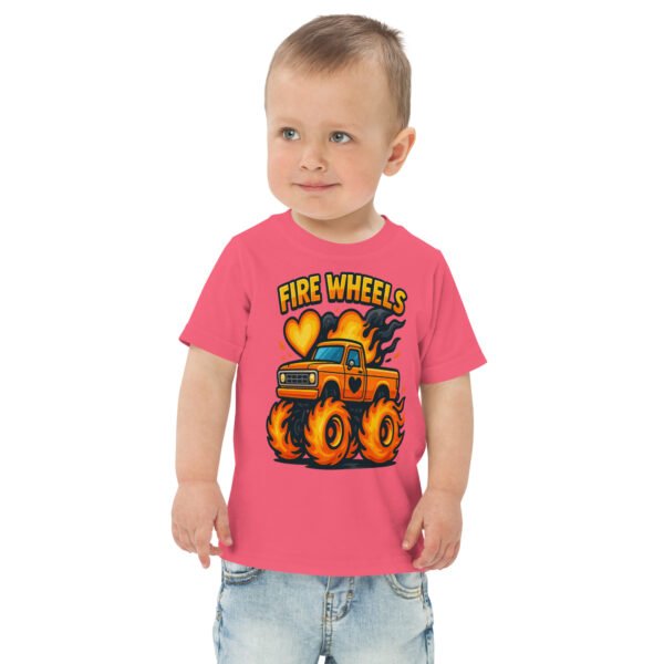 Toddler Monster Truck Jersey Tee - Image 3
