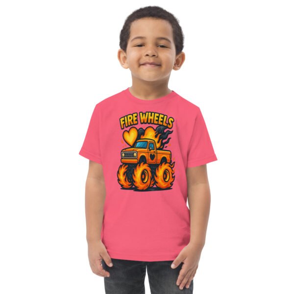 Toddler Monster Truck Jersey Tee - Image 8