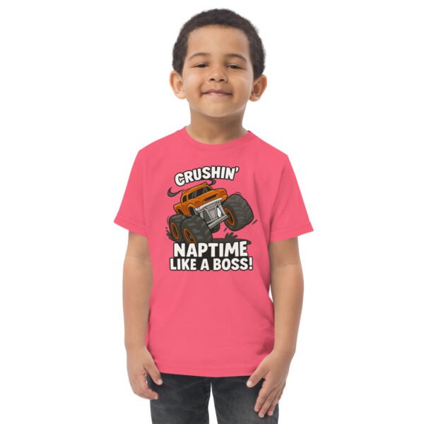 Toddler Monster Truck Jersey Tee - Image 5