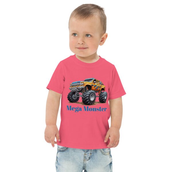 Toddler Monster Truck Jersey Tee - Image 2
