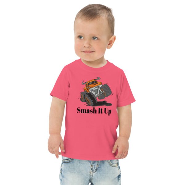 Toddler Monster Truck Jersey Tee - Image 2