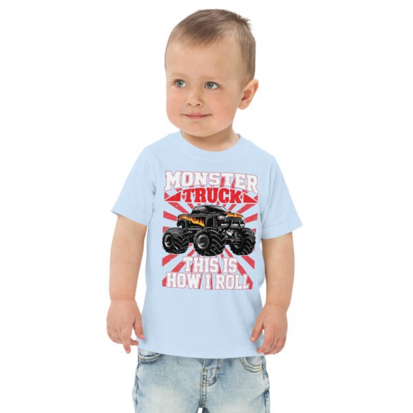 Toddler Monster Truck Jersey Tee - Image 3