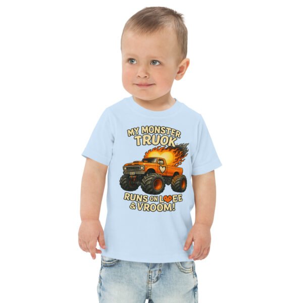 Toddler Monster Truck Jersey Tee - Image 4