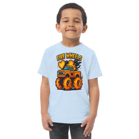 Toddler Monster Truck Jersey Tee