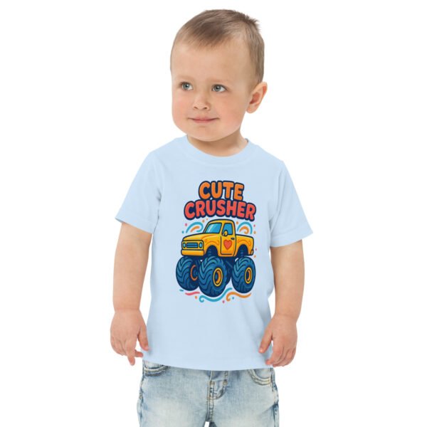 Toddler Monster Truck Jersey Tee - Image 4