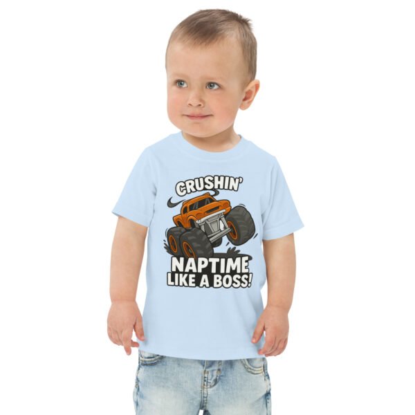 Toddler Monster Truck Jersey Tee - Image 3