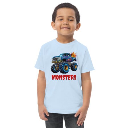 Toddler Monster Truck Jersey Tee