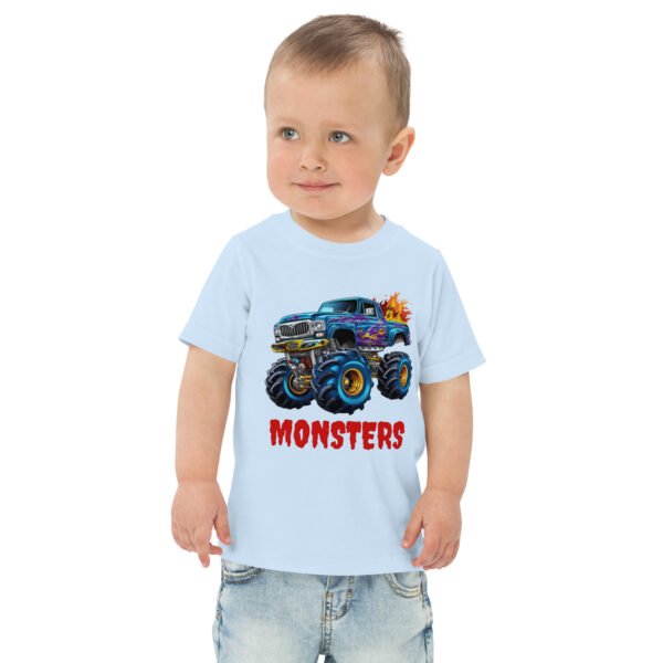 Toddler Monster Truck Jersey Tee - Image 3