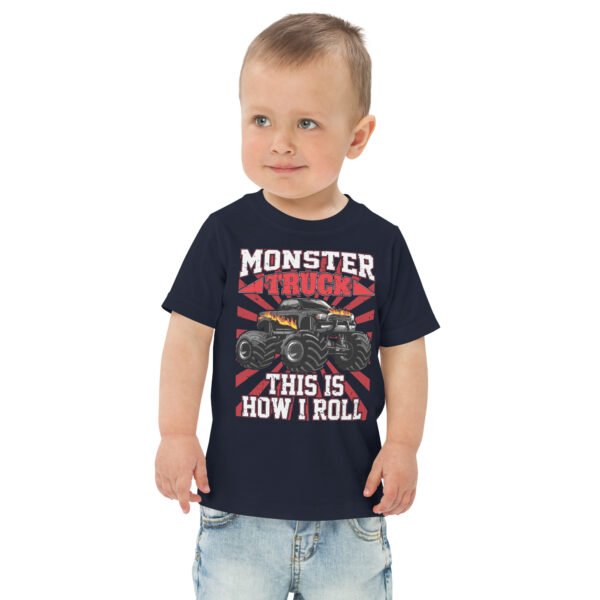 Toddler Monster Truck Jersey Tee - Image 4