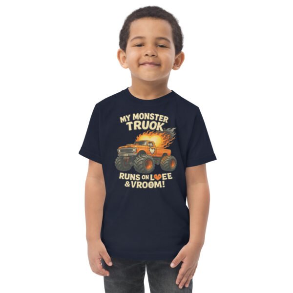 Toddler Monster Truck Jersey Tee - Image 4