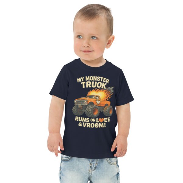 Toddler Monster Truck Jersey Tee - Image 2