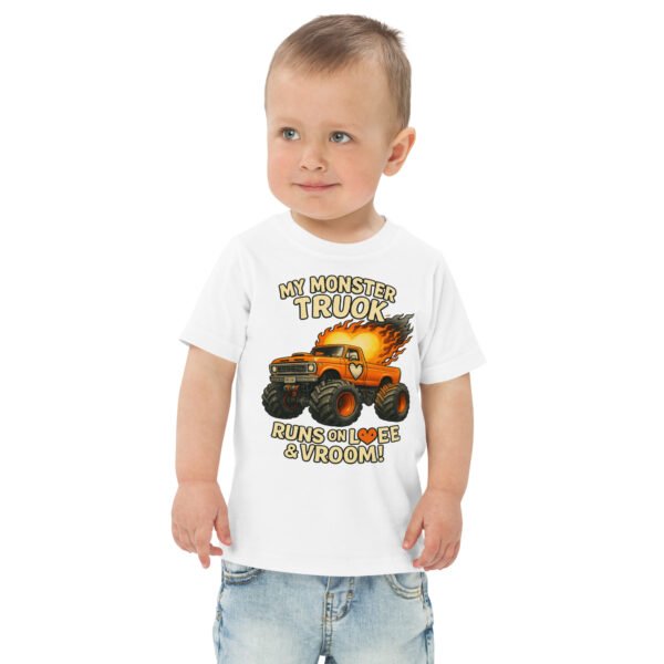 Toddler Monster Truck Jersey Tee - Image 5