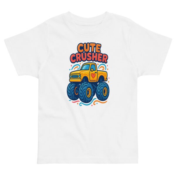 Toddler Monster Truck Jersey Tee - Image 5
