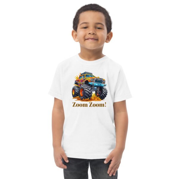 Toddler Monster Truck Jersey Tee - Image 7