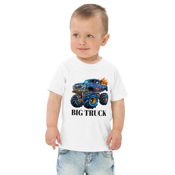 Toddler Monster Truck Jersey Tee - Image 5