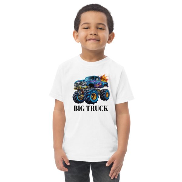 Toddler Monster Truck Jersey Tee - Image 8