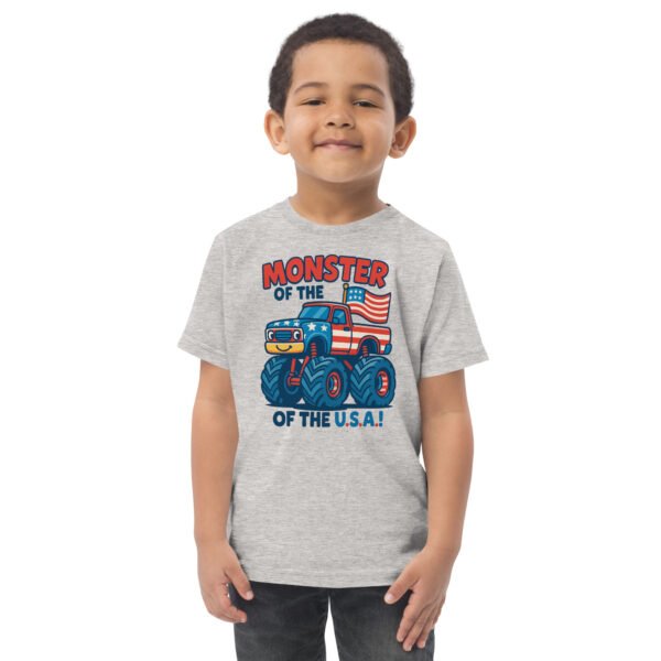 Toddler Monster Truck Jersey Tee - Image 7