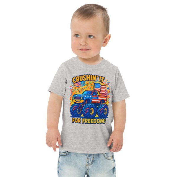 Toddler Monster Truck Jersey Tee - Image 3