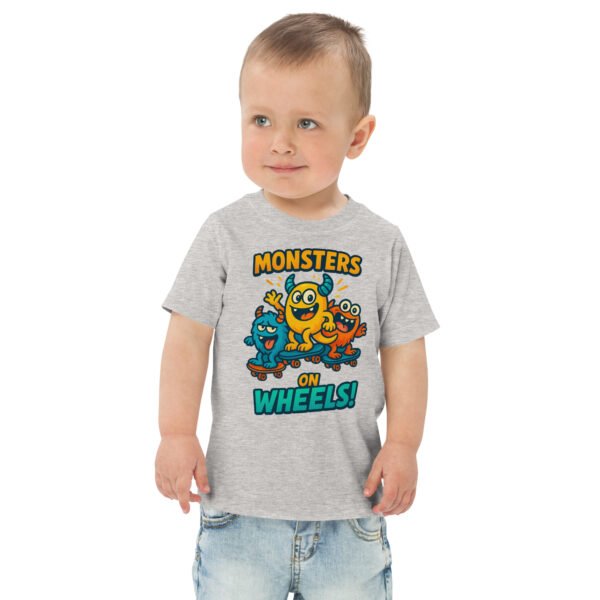 Toddler Skateboard  jersey tee - Image 3