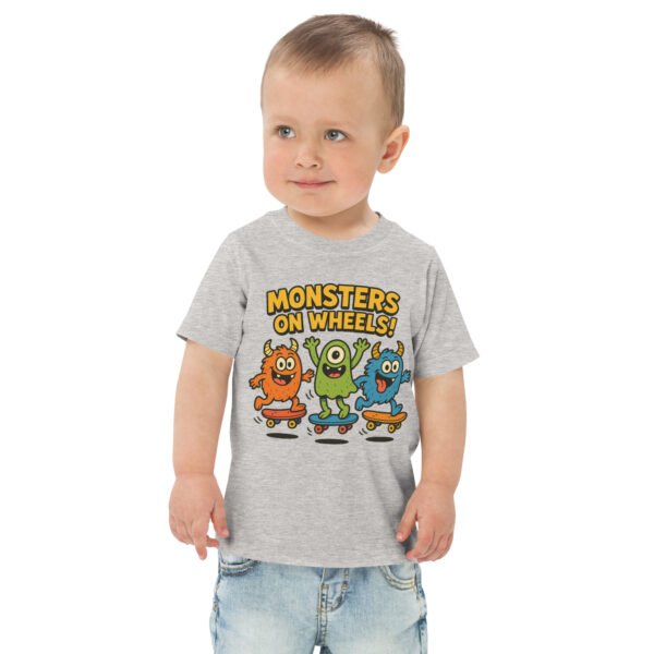 Toddler Skateboard  jersey tee - Image 3