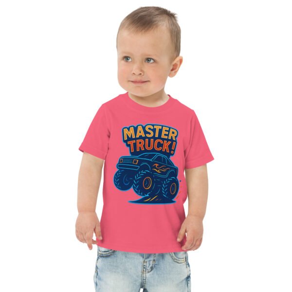 Toddler Monster Truck Jersey Tee - Image 2