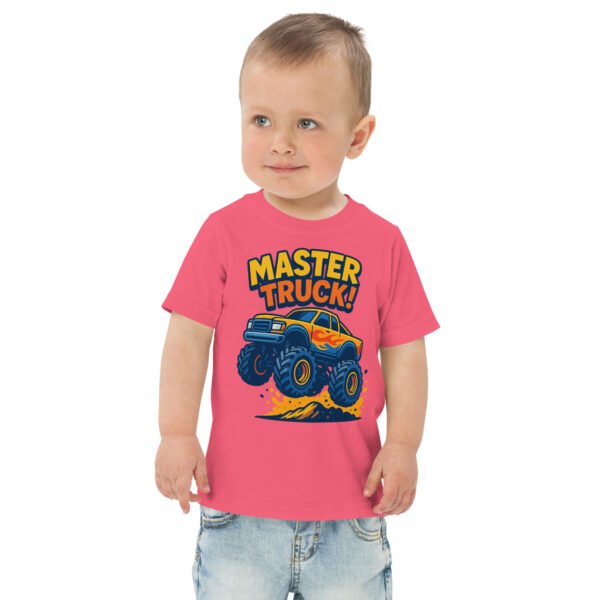 Toddler Monster Truck Jersey Tee - Image 2