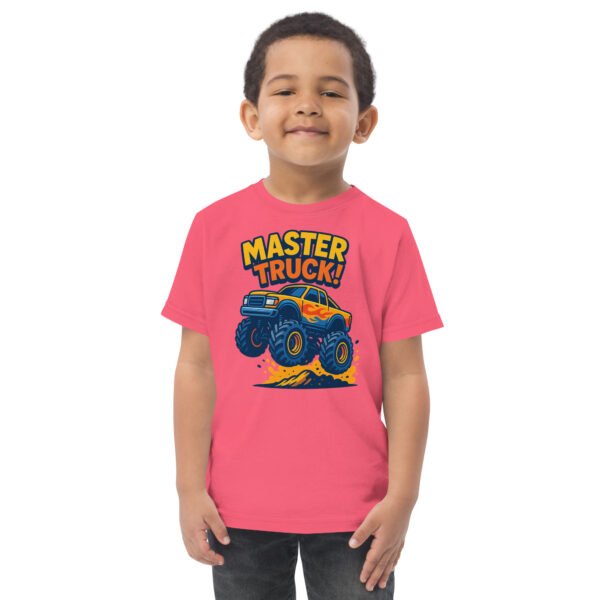 Toddler Monster Truck Jersey Tee - Image 5