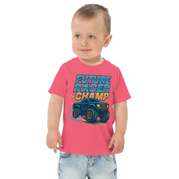 Toddler Monster Truck Jersey Tee - Image 2