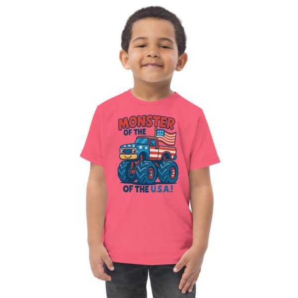 Toddler Monster Truck Jersey Tee - Image 6