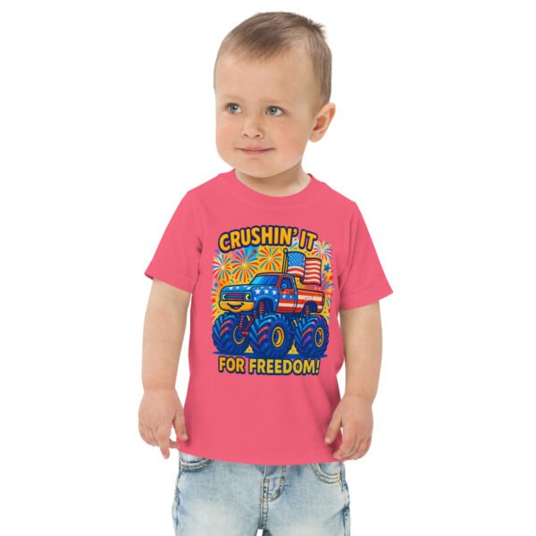 Toddler Monster Truck Jersey Tee - Image 2