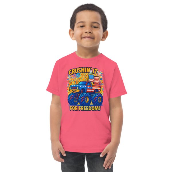 Toddler Monster Truck Jersey Tee - Image 5