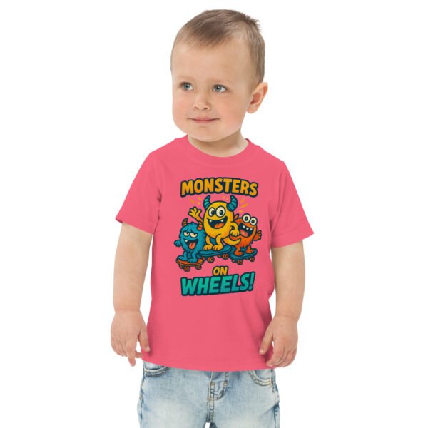 Toddler Skateboard  jersey tee - Image 2