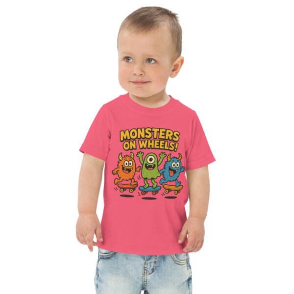 Toddler Skateboard  jersey tee - Image 2