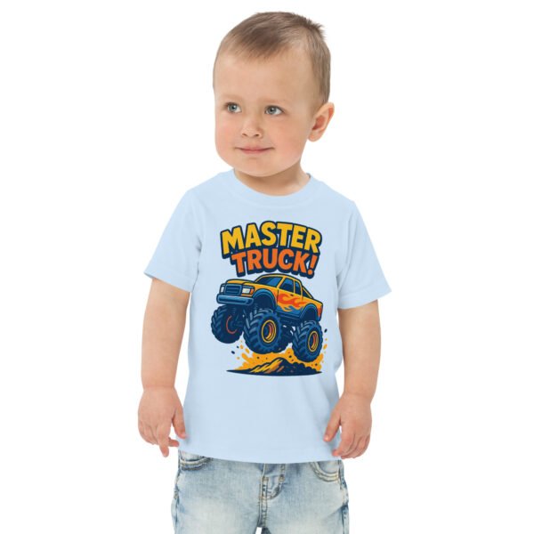 Toddler Monster Truck Jersey Tee - Image 4