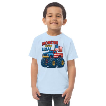 Toddler Monster Truck Jersey Tee