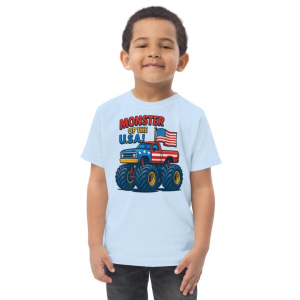 Toddler Monster Truck Jersey Tee